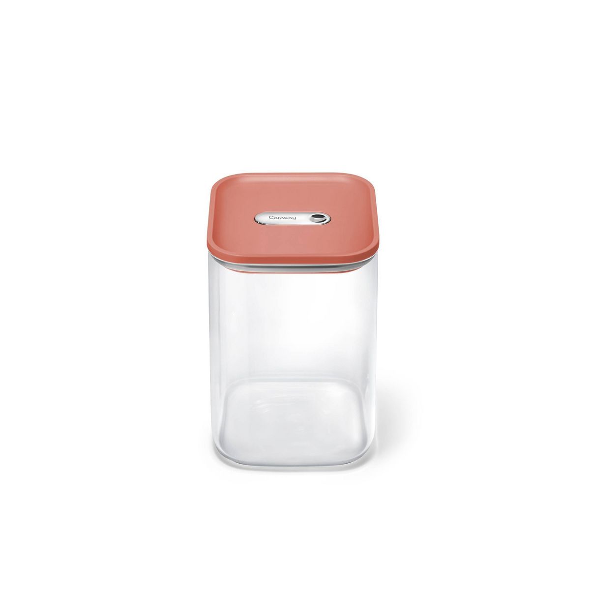 Caraway Home Large Glass Airtight Container Cream