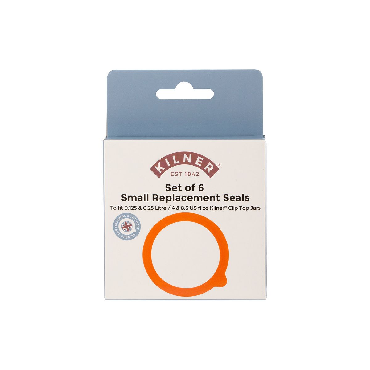 Kilner Rubber Seals for 4 Ounce Clip Top Jars, Set of 6