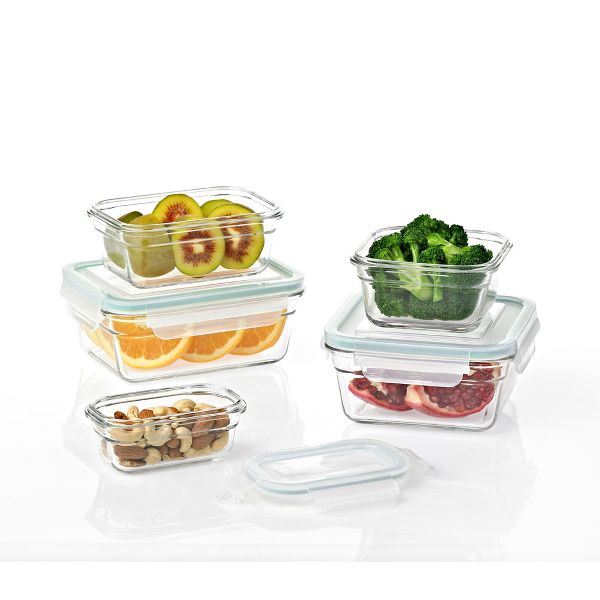 Glasslock 24 Piece Oven Microwave Safe Glass Food Storage Containers Set w/ Lids