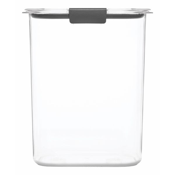 Rubbermaid Brilliance 16 cup Pantry Airtight Food Storage Container: Clear Plastic, Freezer & Dishwasher-Safe