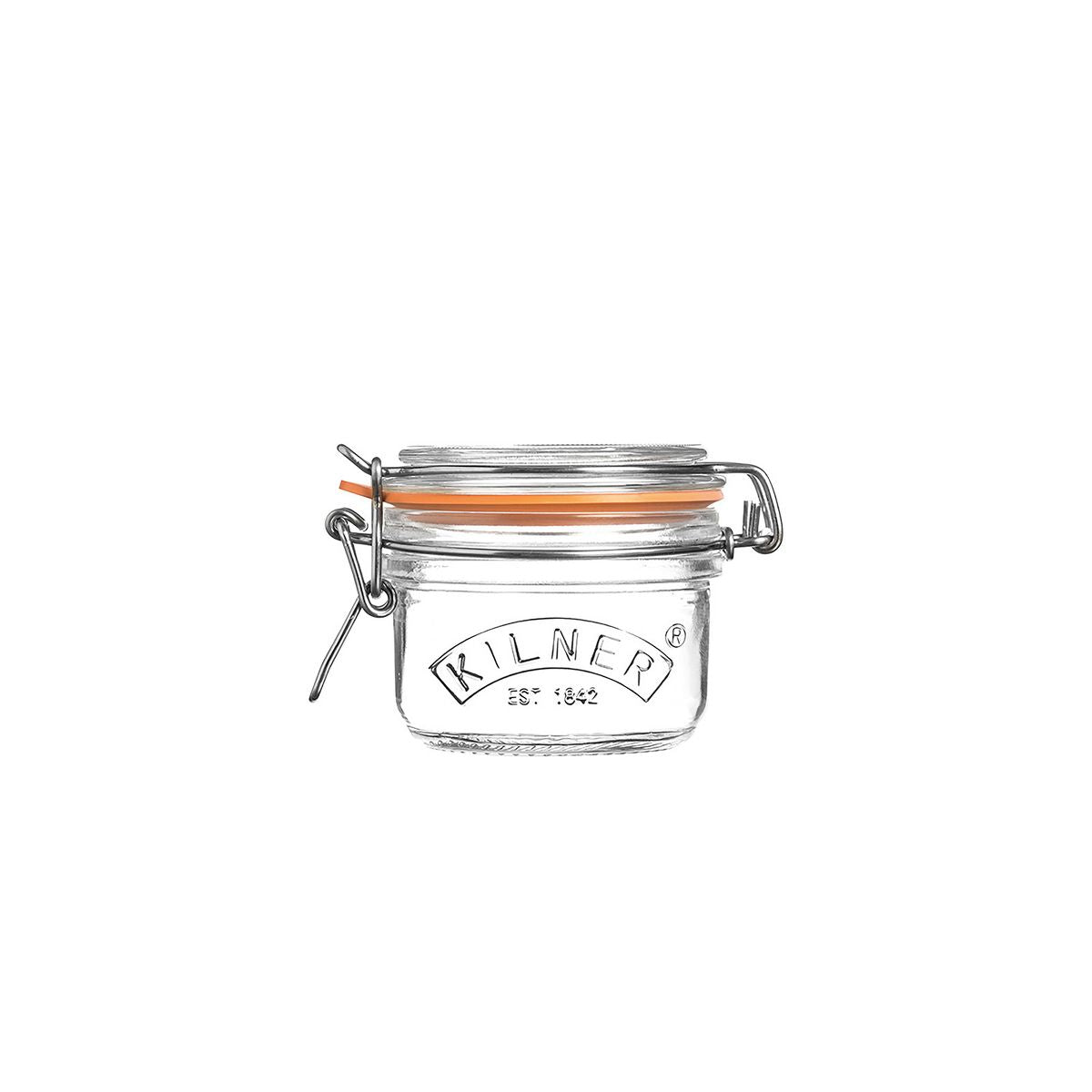 Kilner Round Clip Top Jar for Canning and Food Storage, 102 Ounce
