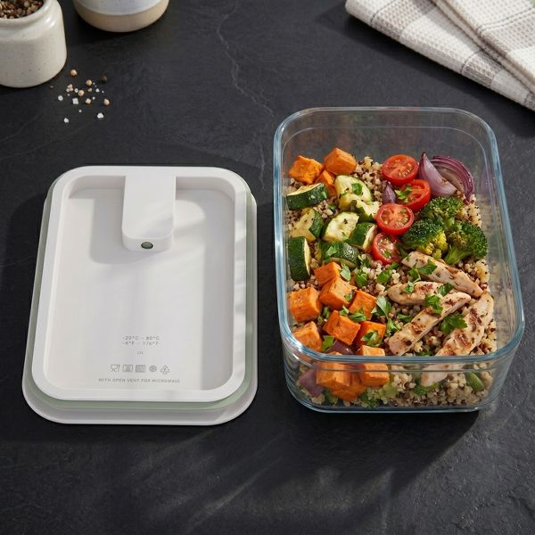 BergHOFF Leo Balance Perfect Seal Glass Food Container 1.2qt.