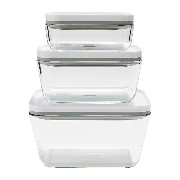ZWILLING Fresh & Save 2-pc Glass Airtight Food Storage Container, Meal Prep Container - Large