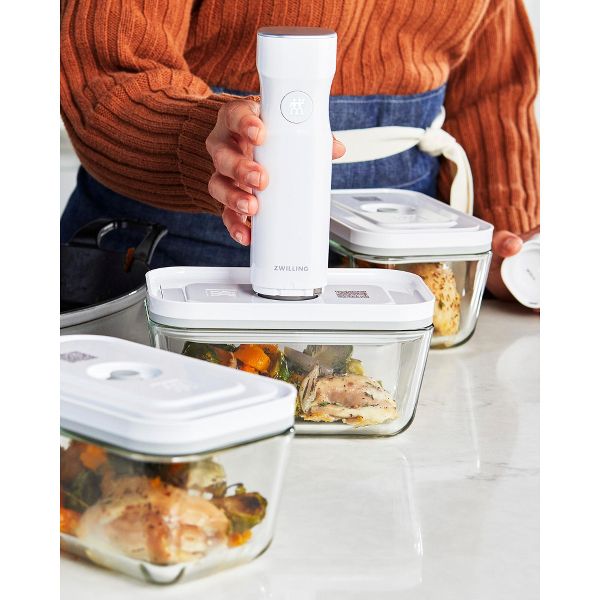 ZWILLING Fresh & Save 2-pc Glass Airtight Food Storage Container, Meal Prep Container - Large