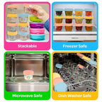 EVLA’s 4oz Glass Baby Food Containers 12-Pack