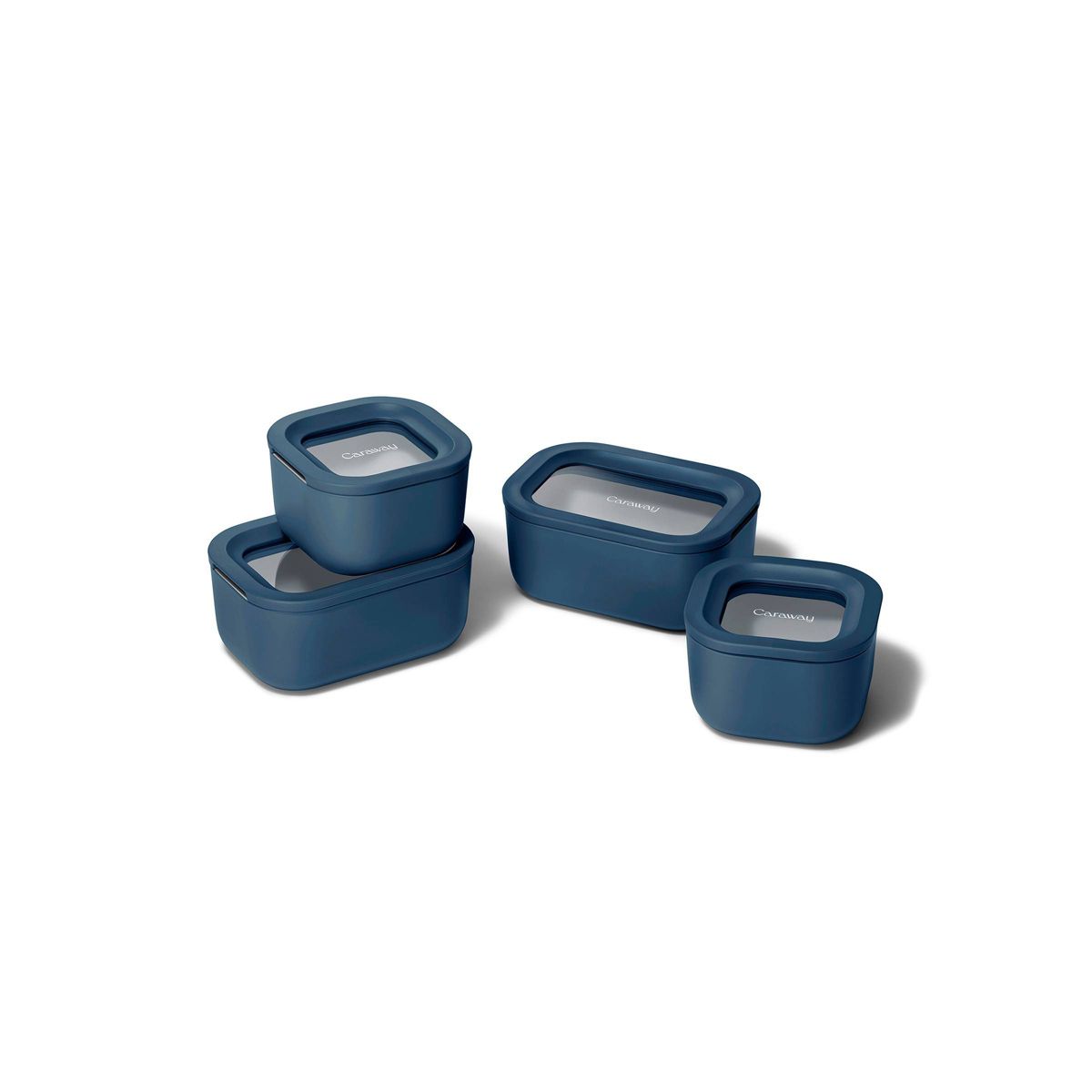 Caraway Home 9pc Mini Food Storage Set Cream