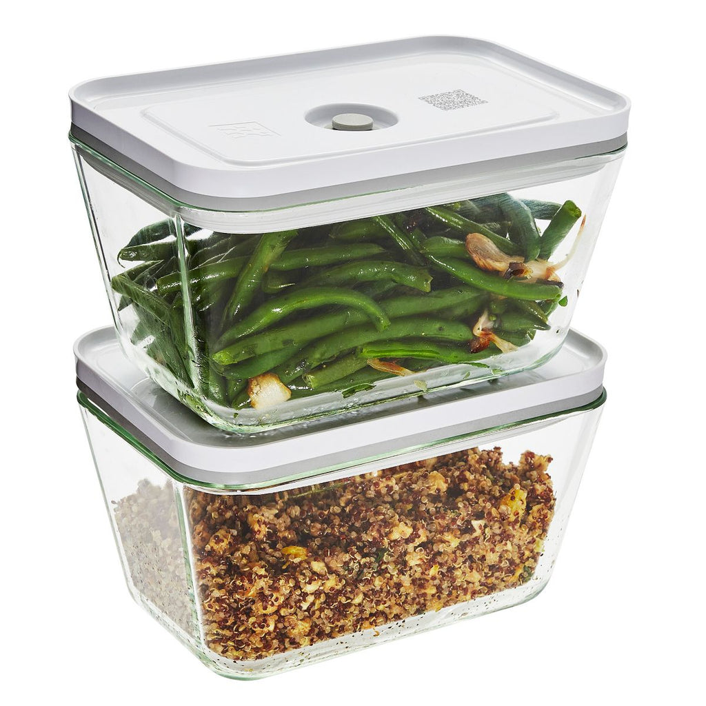 ZWILLING Fresh & Save 2-pc Glass Airtight Food Storage Container, Meal Prep Container - Large