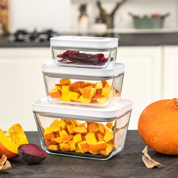 ZWILLING Fresh & Save 2-pc Glass Airtight Food Storage Container, Meal Prep Container - Large