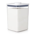 OXO POP 4.4qt Plastic Big Square Airtight Food Storage Container Clear: Dishwasher-Safe, Silicone Lid