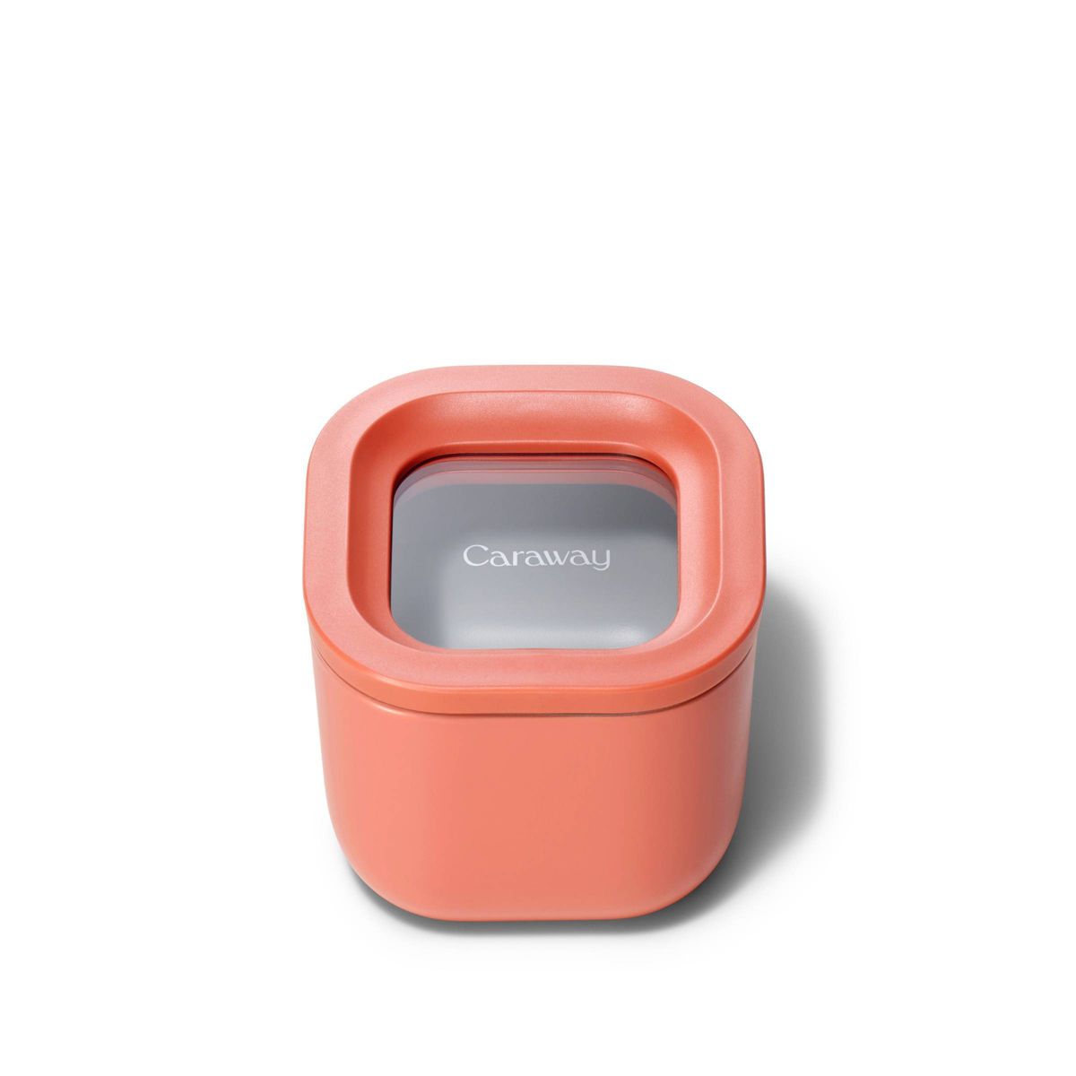 Caraway Home Mini Square Food Storage Container Cream