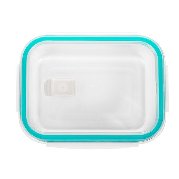 Lexi Home 35 oz. Glass Meal Prep Container with Locking Lid