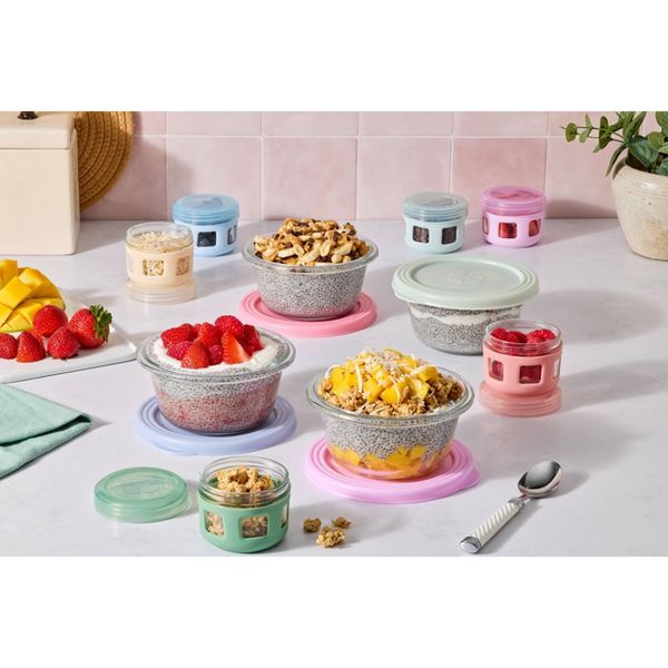 Ello Everyday 4pk 2c Round Food Storage Container Set