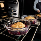 Rubbermaid 6pc Brilliance Glass Round Food Storage Container Set