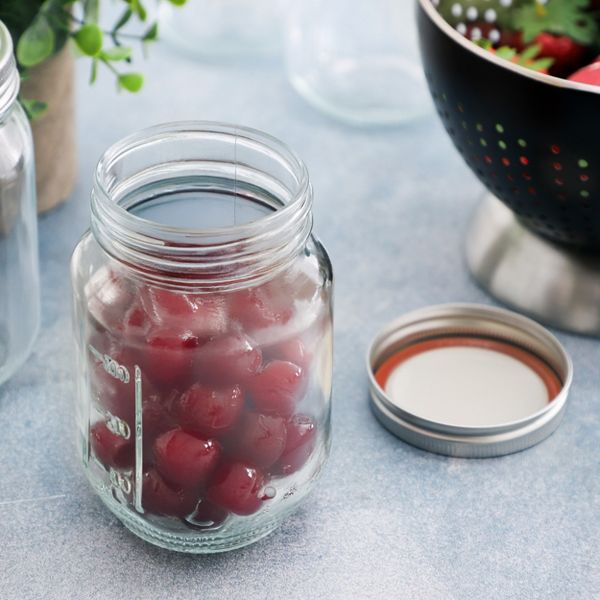 Gibson Home Market Preserves 12 Piece 16 Ounce Glass Canning jars with Lids and Bands