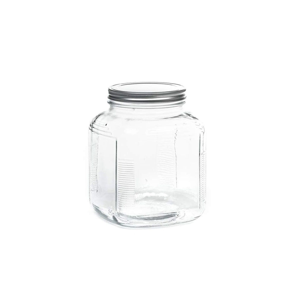 Anchor Hocking Replacement Butter Churn Jar with Brushed Stainless Steel Lid