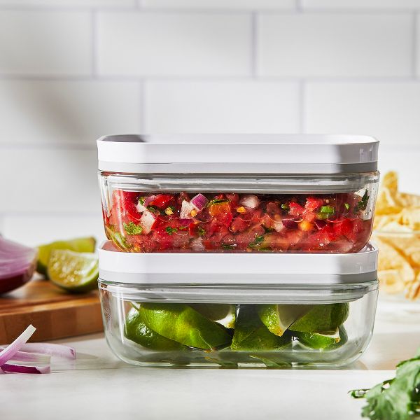 ZWILLING Fresh & Save 2-pc Glass Airtight Food Storage Container, Meal Prep Container - Large