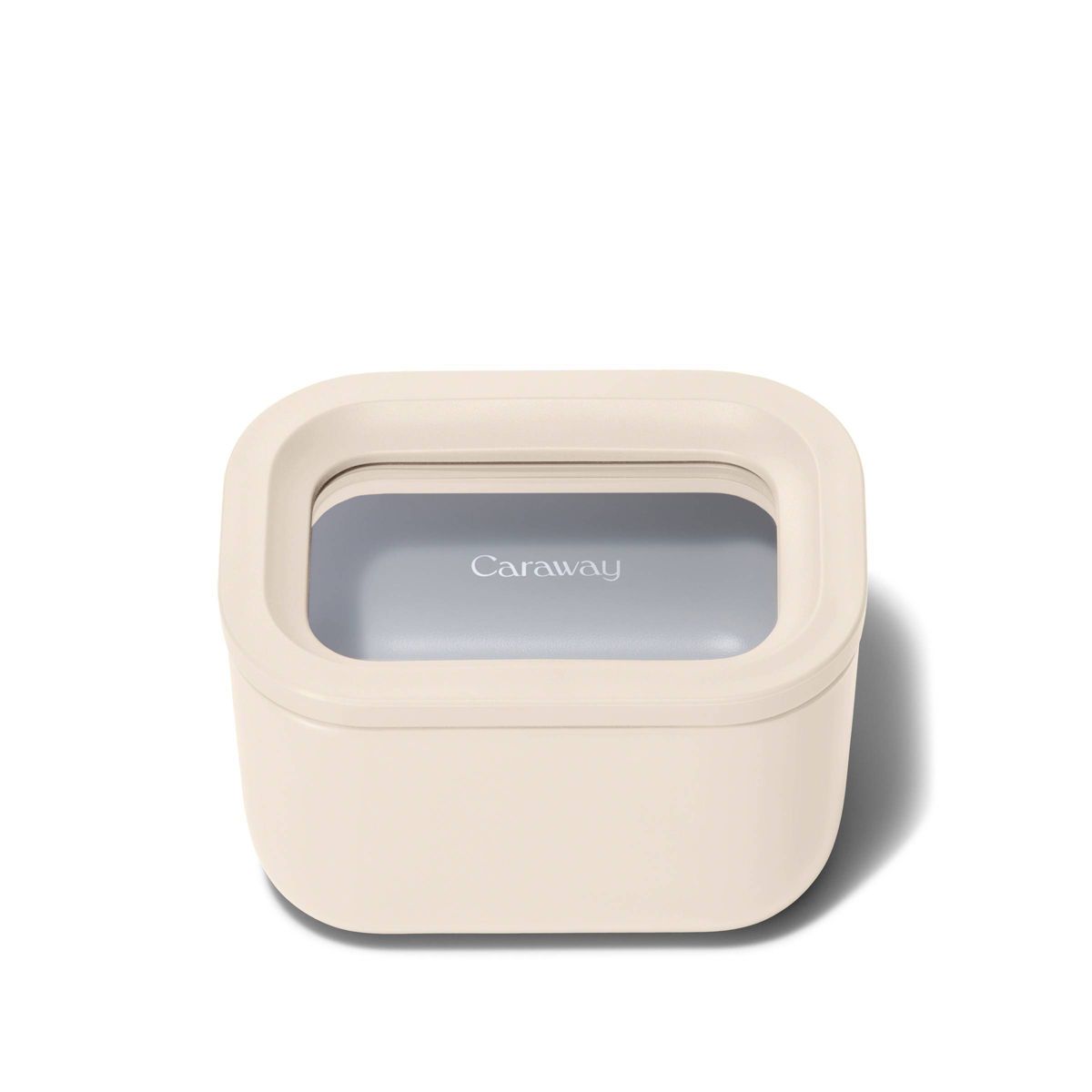 Caraway Home Mini Rectangular Food Storage Container Cream