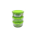 Kitchen Classics 4 cups Clear Food Storage Container Set 3 pk (Case of 3)