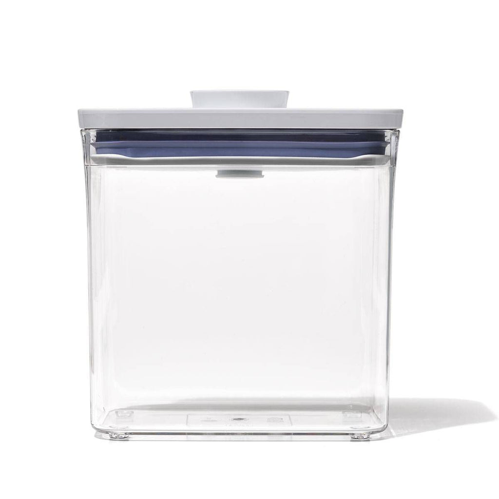 OXO POP 1.7qt Plastic Rectangle Tall Airtight Food Storage Container Clear: Dishwasher-Safe Pantry Organizer