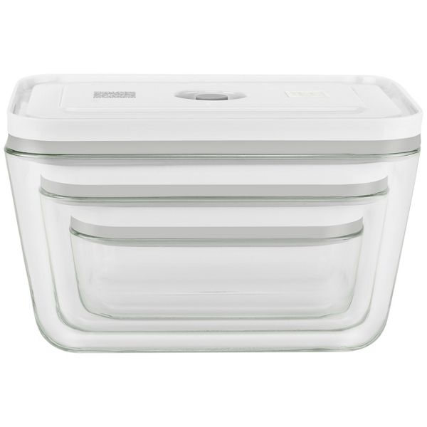 ZWILLING Fresh & Save 2-pc Glass Airtight Food Storage Container, Meal Prep Container - Large