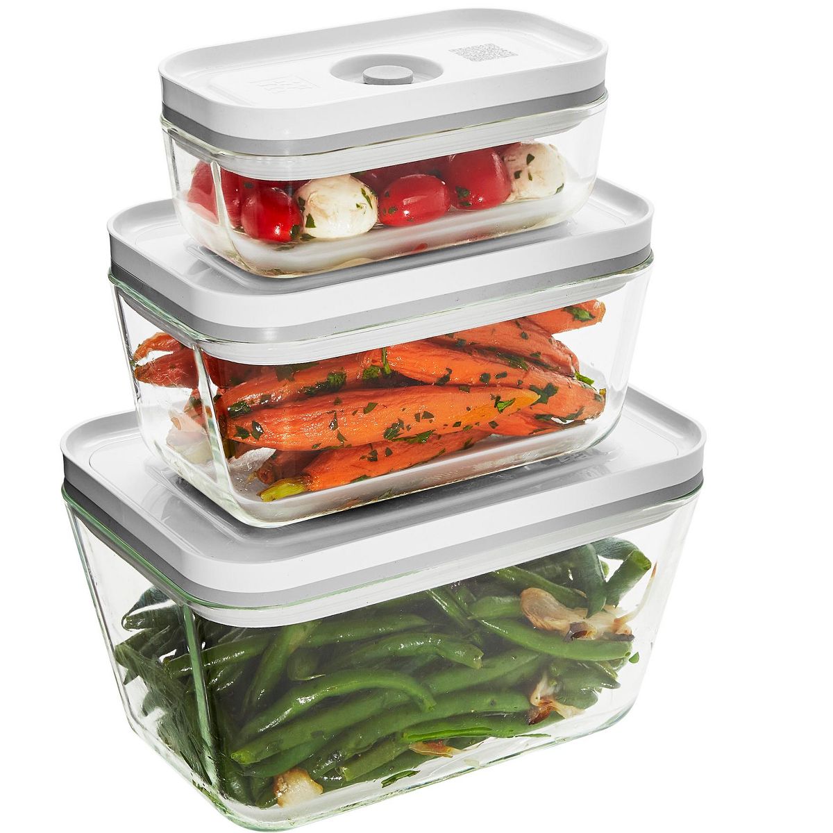 ZWILLING Fresh & Save 2-pc Glass Airtight Food Storage Container, Meal Prep Container - Large