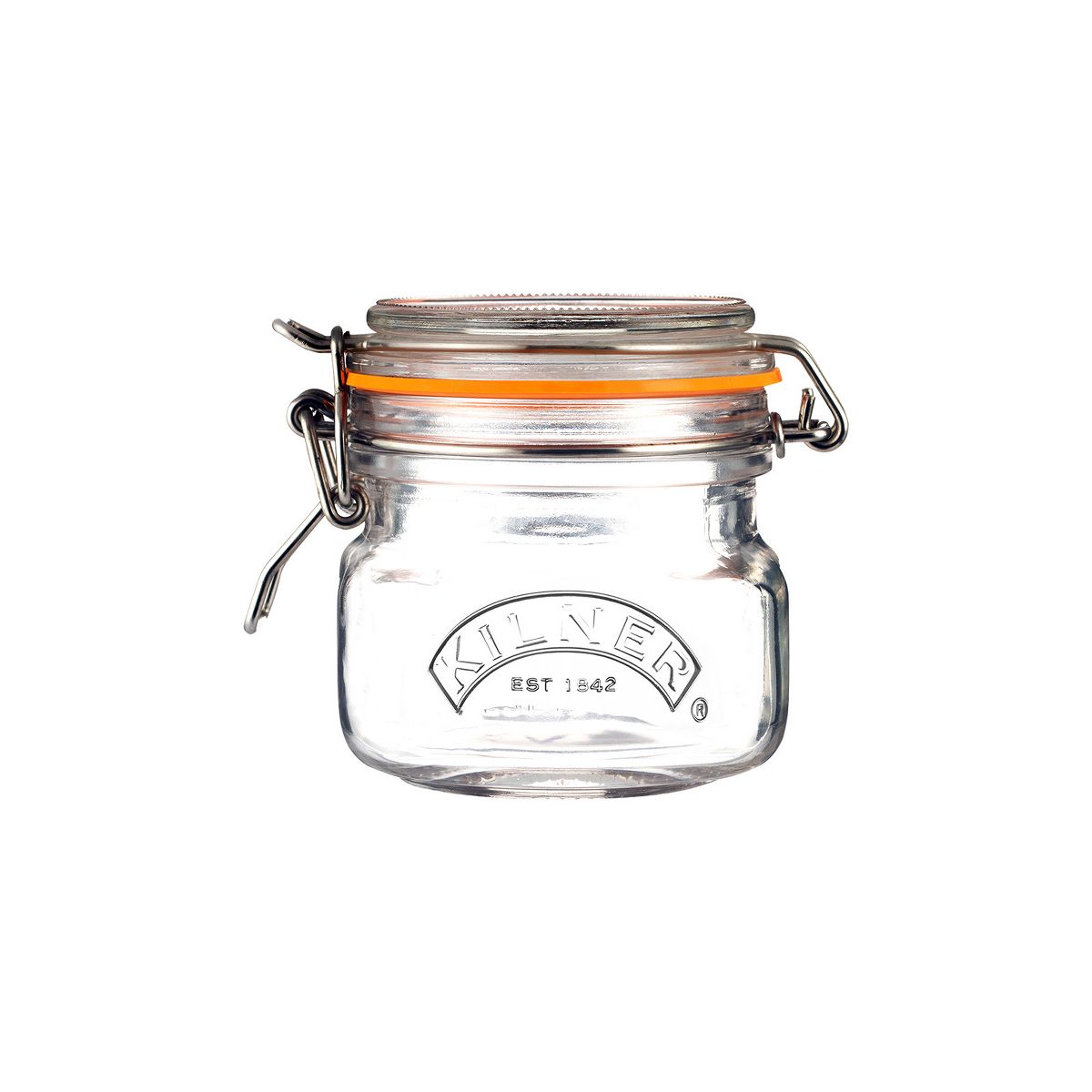 Kilner Square Clip Top Jar for Canning and Food Storage, 102 Ounce