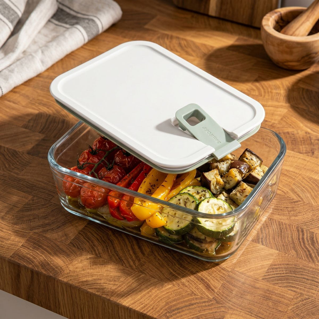 BergHOFF Leo Balance Perfect Seal Glass Food Container 1.2qt.
