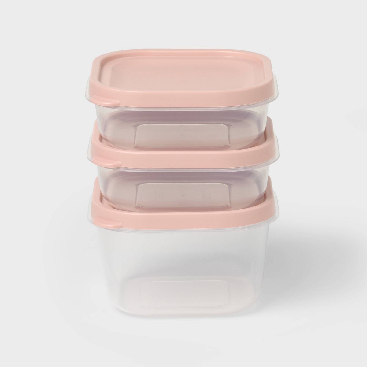 6pc (Set of 3) Plastic Food Storage Container Set Blue - Room Essentials™