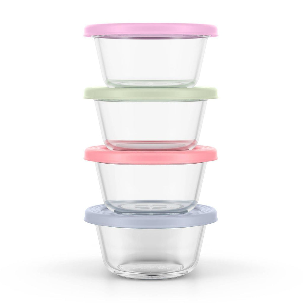 Ello Everyday 4pk 2c Round Food Storage Container Set