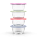 Ello Everyday 4pk 2c Round Food Storage Container Set