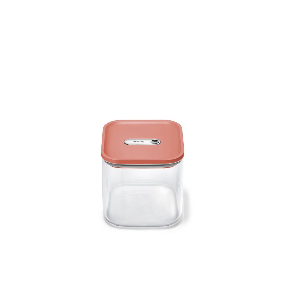 Caraway Home Medium Glass Airtight Container Cream