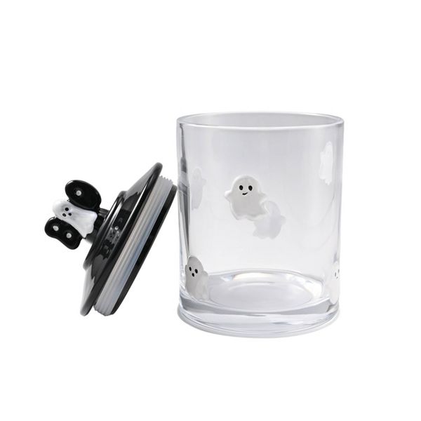 Cook With Color Ghosts Halloween Icon Treat Gifting Jar