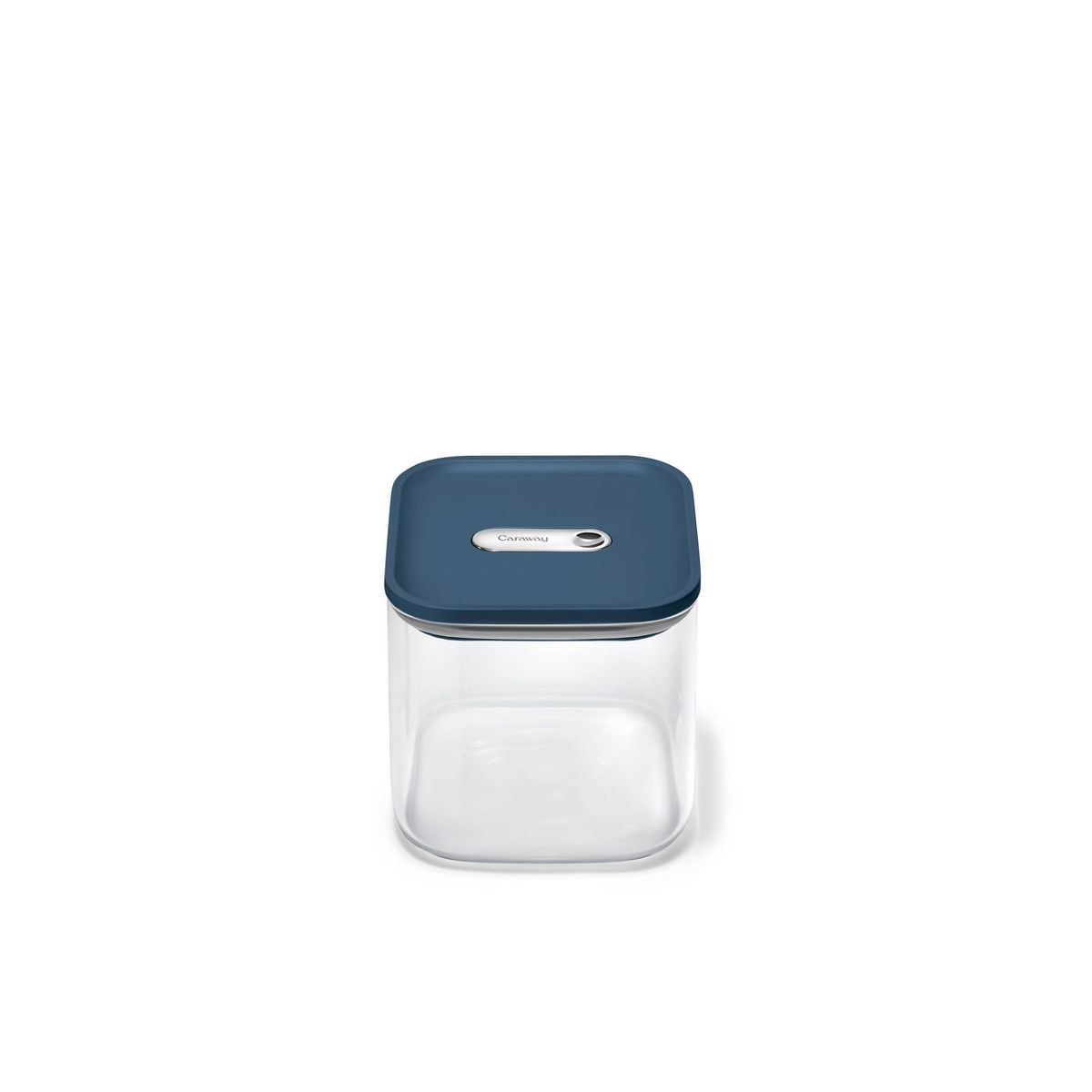 Caraway Home Medium Glass Airtight Container Cream