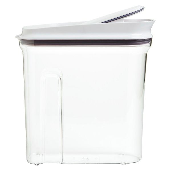 OXO POP 3.4qt Airtight Medium Cereal Dispenser:Food Storage Container with Easy-Pour Spout & Ergonomic Grip