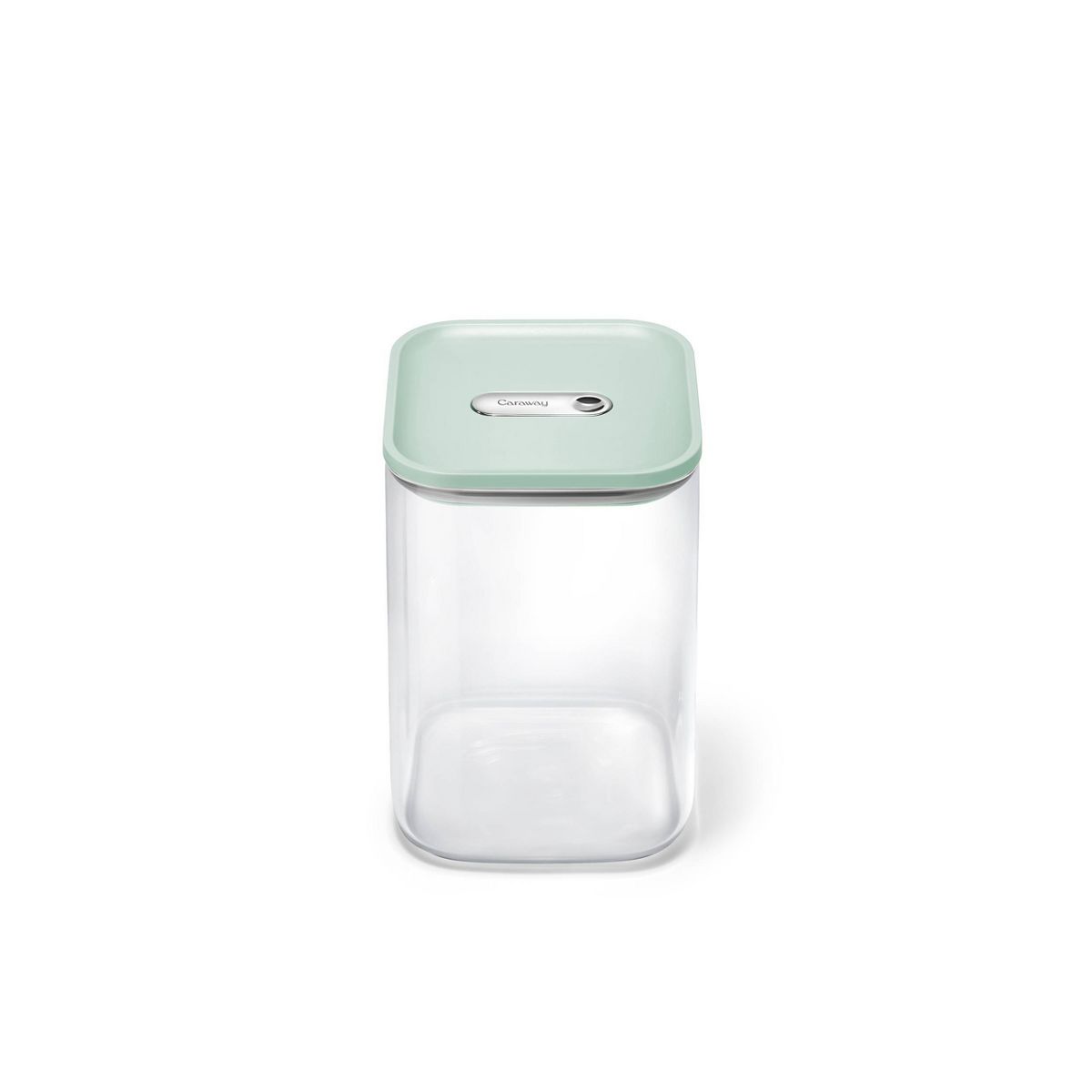 Caraway Home Large Glass Airtight Container Cream