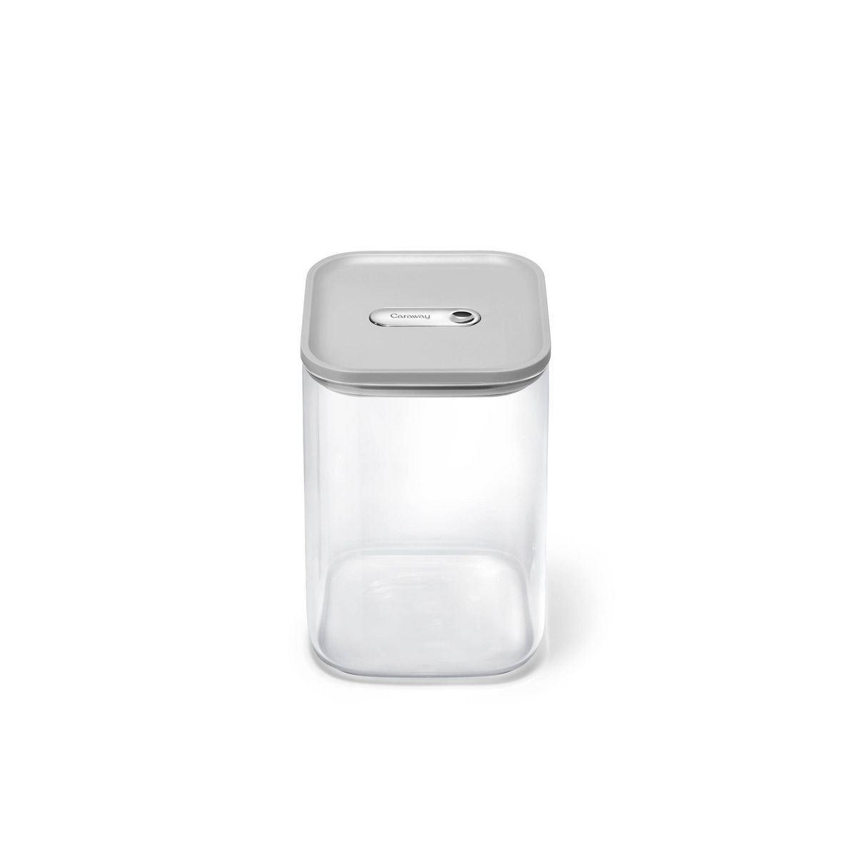 Caraway Home Large Glass Airtight Container Cream
