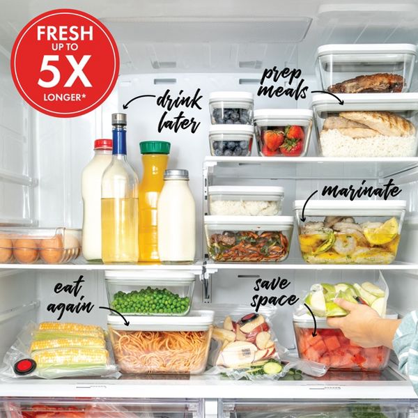 ZWILLING Fresh & Save 2-pc Glass Airtight Food Storage Container, Meal Prep Container - Large
