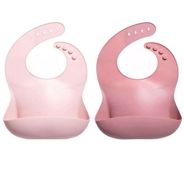 12pc Glass Baby Food Storage Jars, 4 Silicone Baby Spoons & 2 Silicone Bibs, Baby Mealtime Essentials – BPA-Free, Leakproof, and Dishwasher Safe