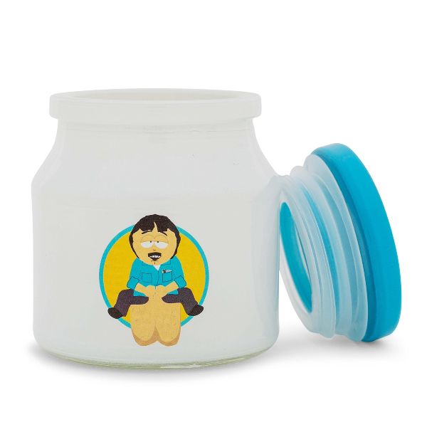 Silver Buffalo South Park Randy Marsh Glass Storage Jar With Lid | Holds 5 Ounces