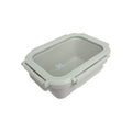 Lexi Home 15 oz. Brixton Oven Safe Porcelain Food Storage Container with Glass Lid in Sage Green