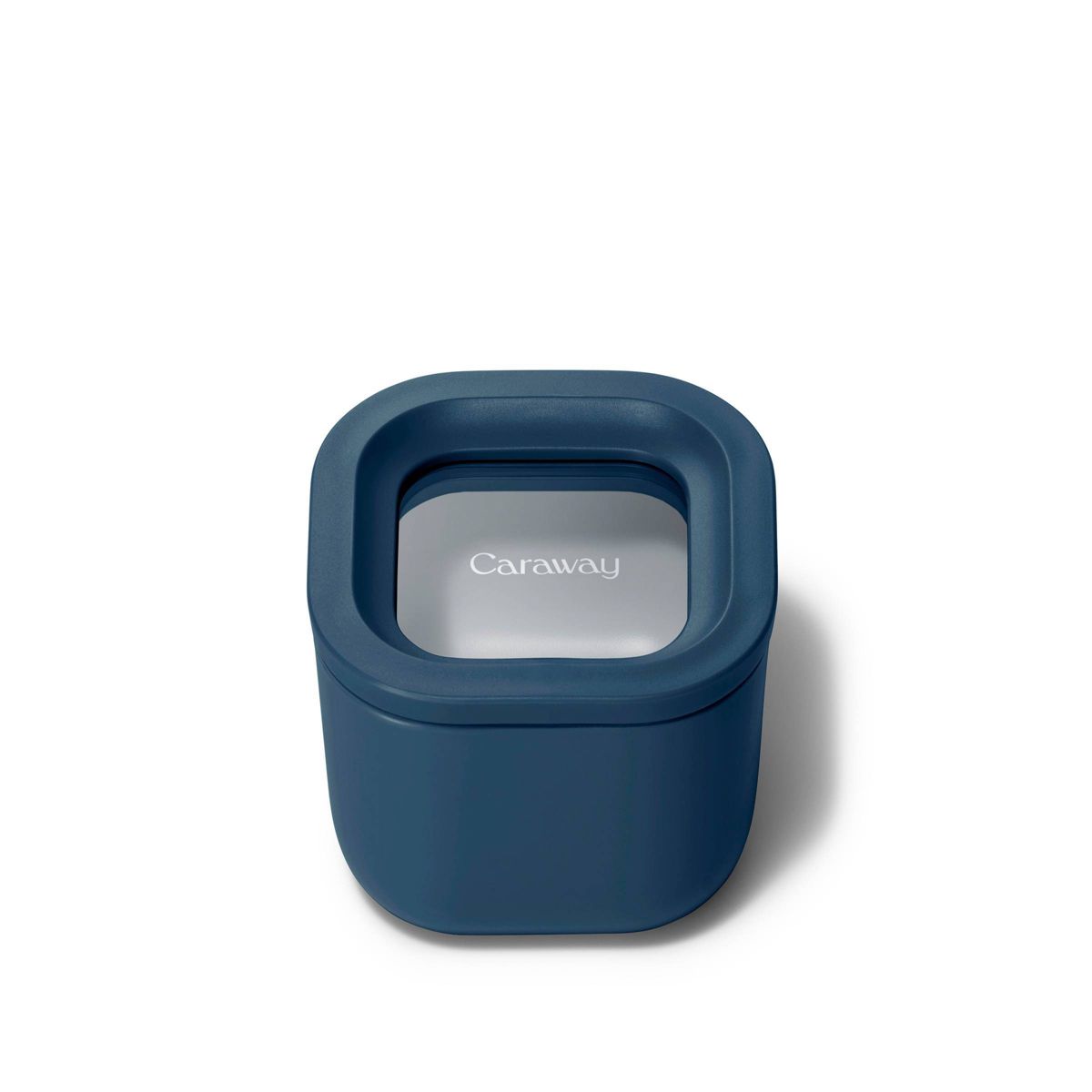 Caraway Home Mini Square Food Storage Container Cream