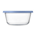 Ello Everyday 6.5c Round Glass Food Storage Container Elemental Blue