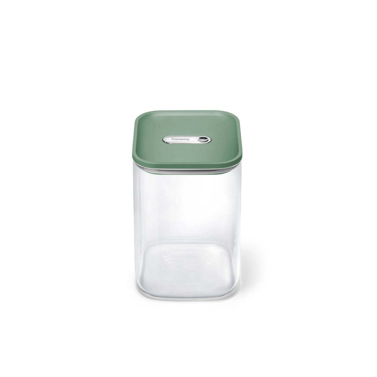 Caraway Home Large Glass Airtight Container Cream
