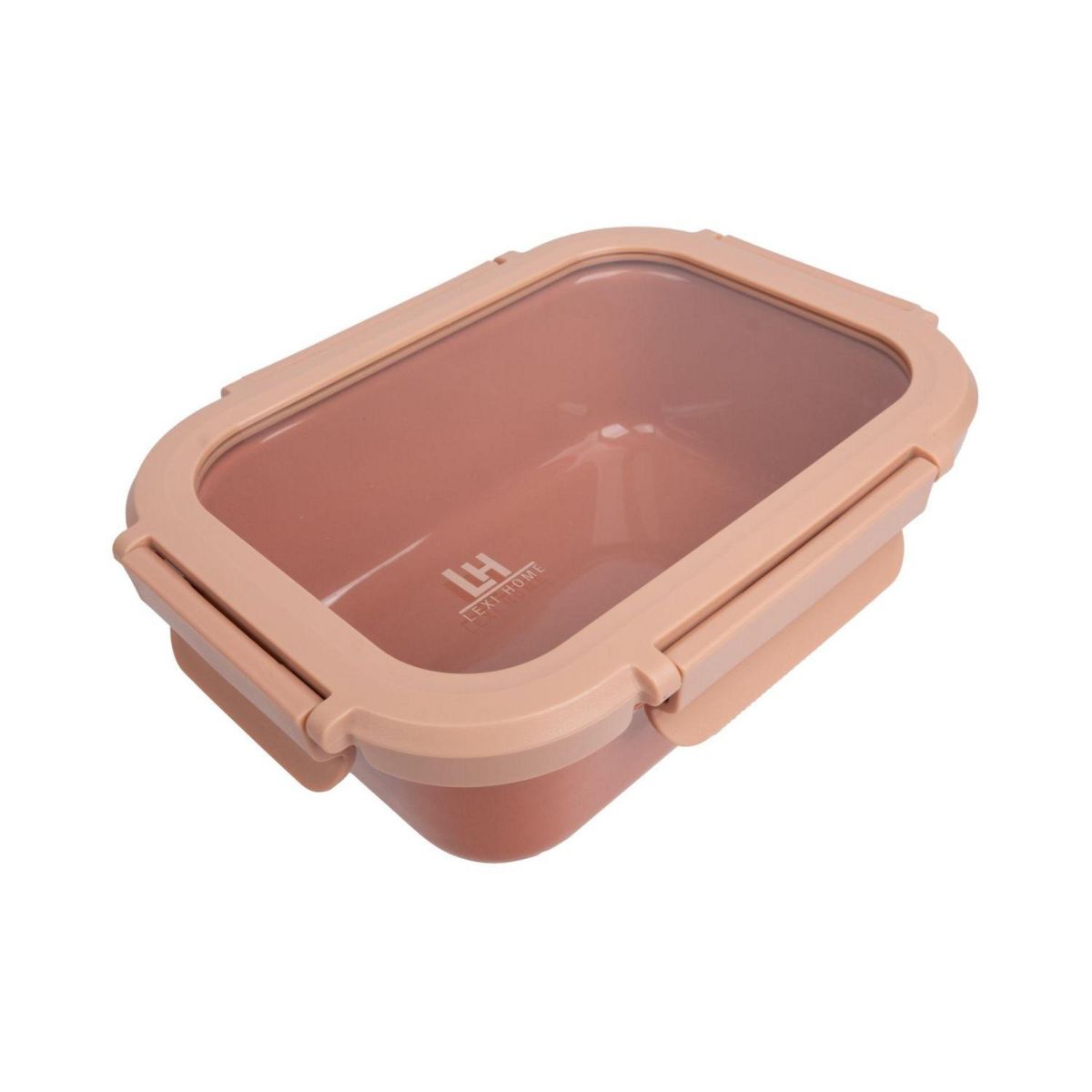 Lexi Home 15 oz. Brixton Oven Safe Porcelain Food Storage Container with Glass Lid in Sage Green