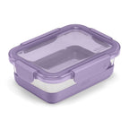 Ello 4pc 3.4c Glass Refresh Food Storage Container Set Green: Meal Prep, Locking Lids, Oven & Microwave Safe