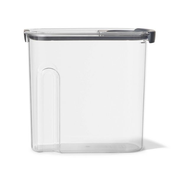 Rubbermaid Brilliance Pantry 18 Cup Cereal Keeper: Clear Plastic Food Storage Container, Dishwasher & Freezer Safe
