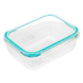 Lexi Home 35 oz. Glass Meal Prep Container with Locking Lid