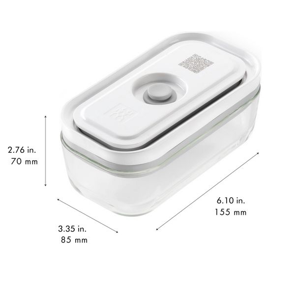 ZWILLING Fresh & Save 4-pc Small Glass Vacuum Sealer Food Storage Containers with Airtight Lids