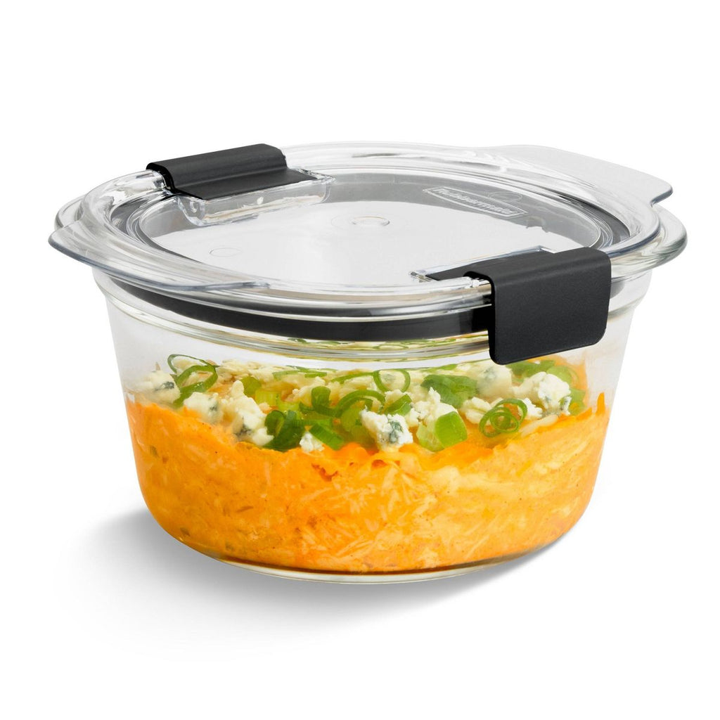 Rubbermaid 3c Brilliance Glass Round Food Storage Container
