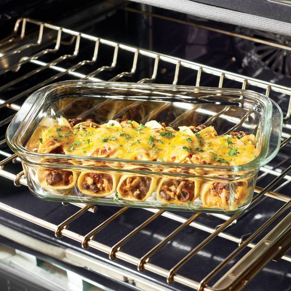 Rubbermaid 10pc Brilliance Glass Food Storage Set: Glass Containers with Lids, Oven & Microwave Safe, Dishwasher Safe